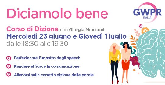 23 giugno e 1 luglio | Corso di DIZIONE con Giorgia Meniconi