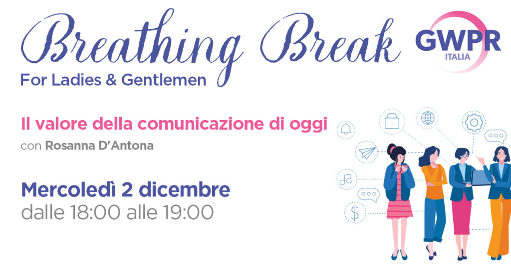 2 Dicembre | BREATHING BREAK con Rosanna D’Antona