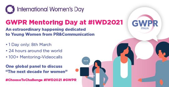 8 Marzo | GWPR Mentoring Day at #IWD2021