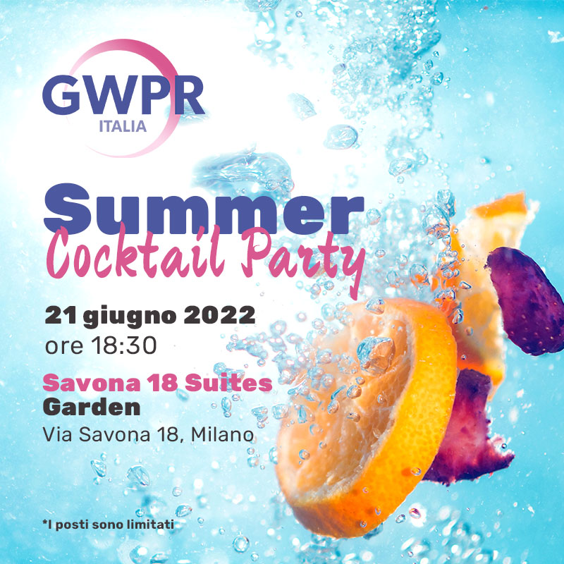 GWPR Summer Cocktail Party for ladies & gentlemen