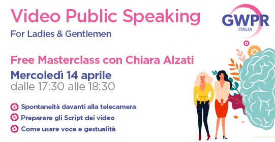 14 Aprile | FREE MASTERCLASS con Chiara Alzati
