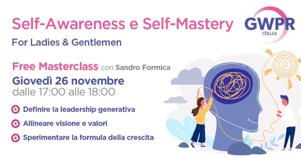 26 Novembre | FREE MASTERCLASS con Sandro Formica