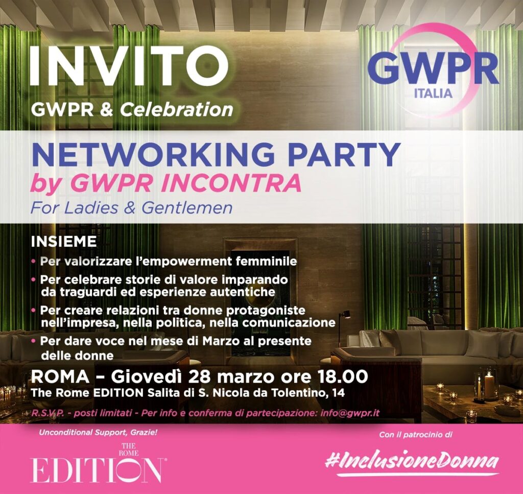 NETWORKING PARTY by GWPR INCONTRA